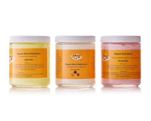 Body and Hair Butter Trio
